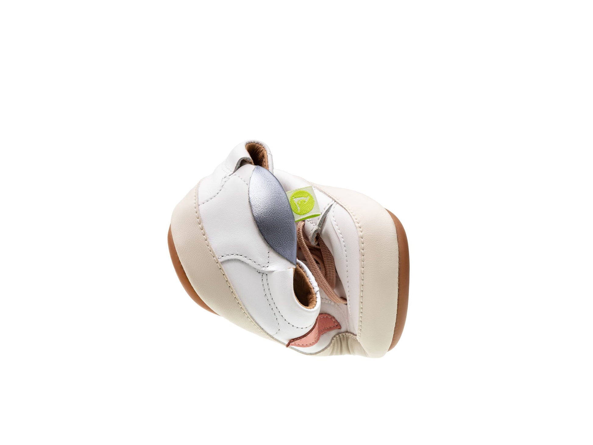 Barefoot patike GROUND - bijela/roze - Mini Bambini