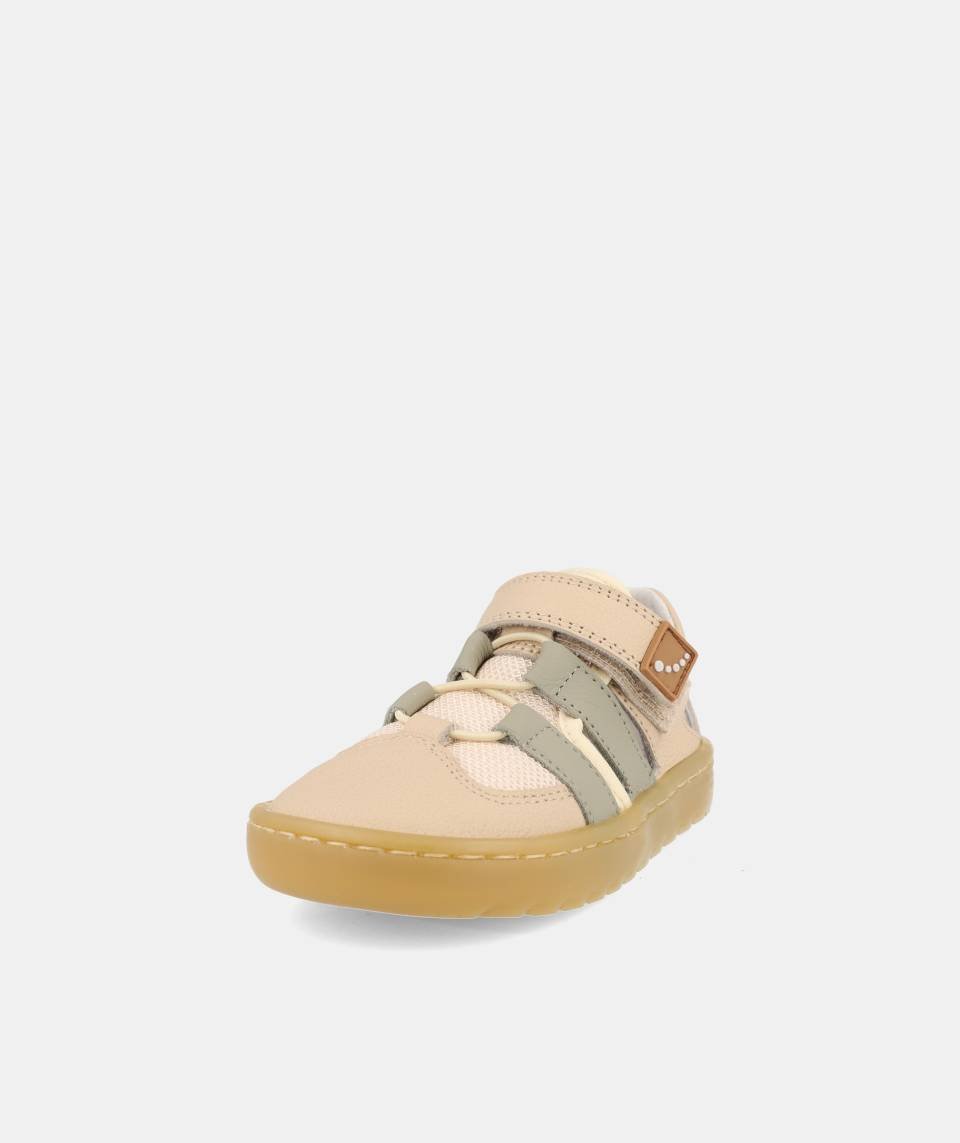 Barefoot sandale Blanditos, TAHITI - bež - Mini Bambini