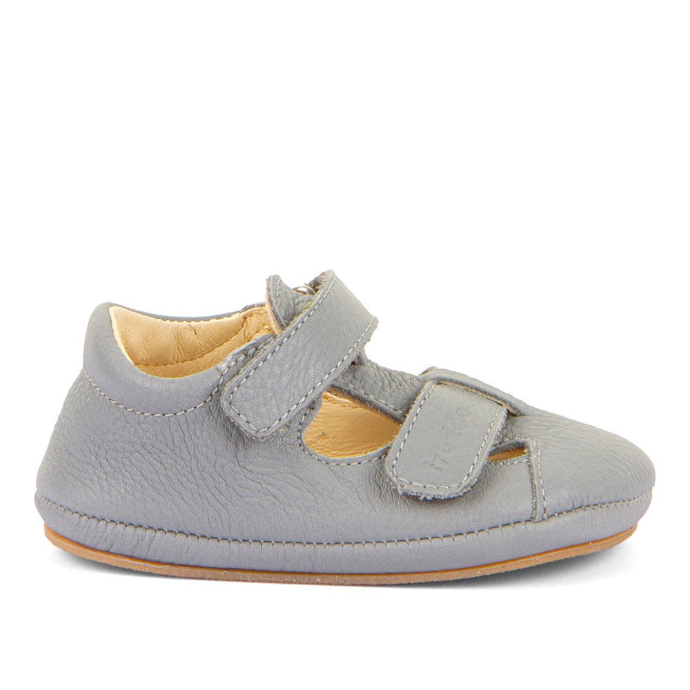 Barefoot sandale Froddo, PREWALKERS SANDAL - light grey - Mini Bambini