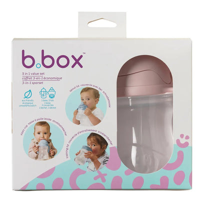 b.box 3u1 set bočica za bebe - Blush - Mini Bambini