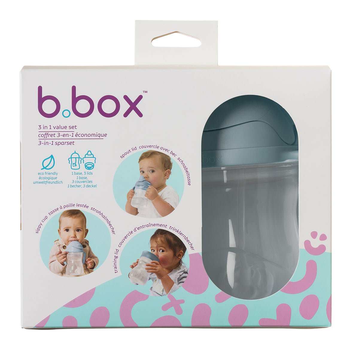 B.Box 3u1 set bočica za bebe - Ocean - Mini Bambini