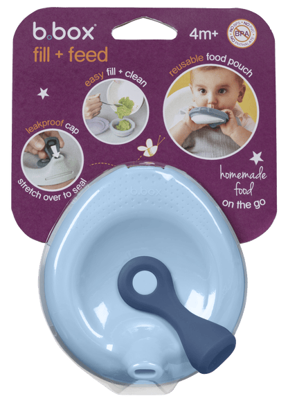 b.box Fill + feed zdjelica – Lullaby blue - Mini Bambini