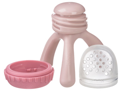 b.box Silikonska mljackalica za svježu hranu – Blush - Mini Bambini
