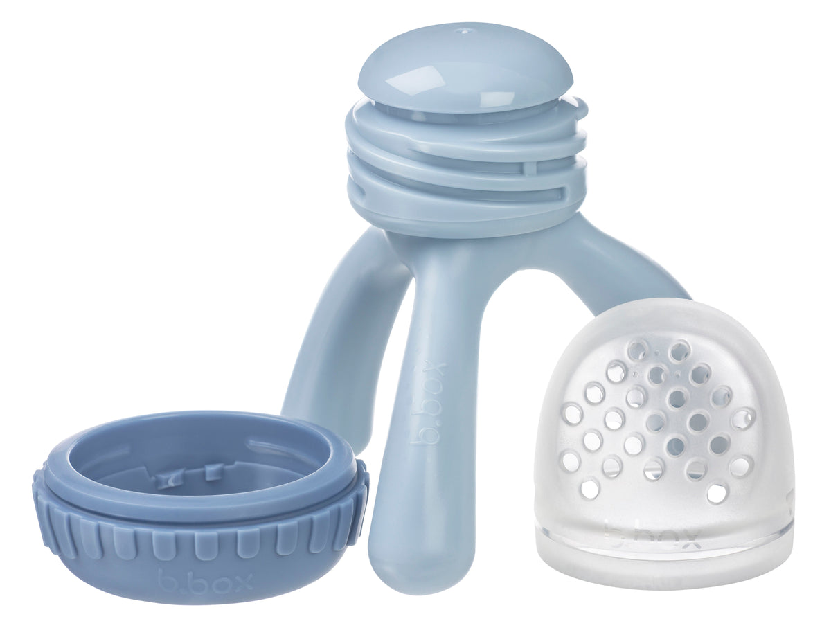 b.box Silikonska mljackalica za svježu hranu – Lullaby Blue - Mini Bambini