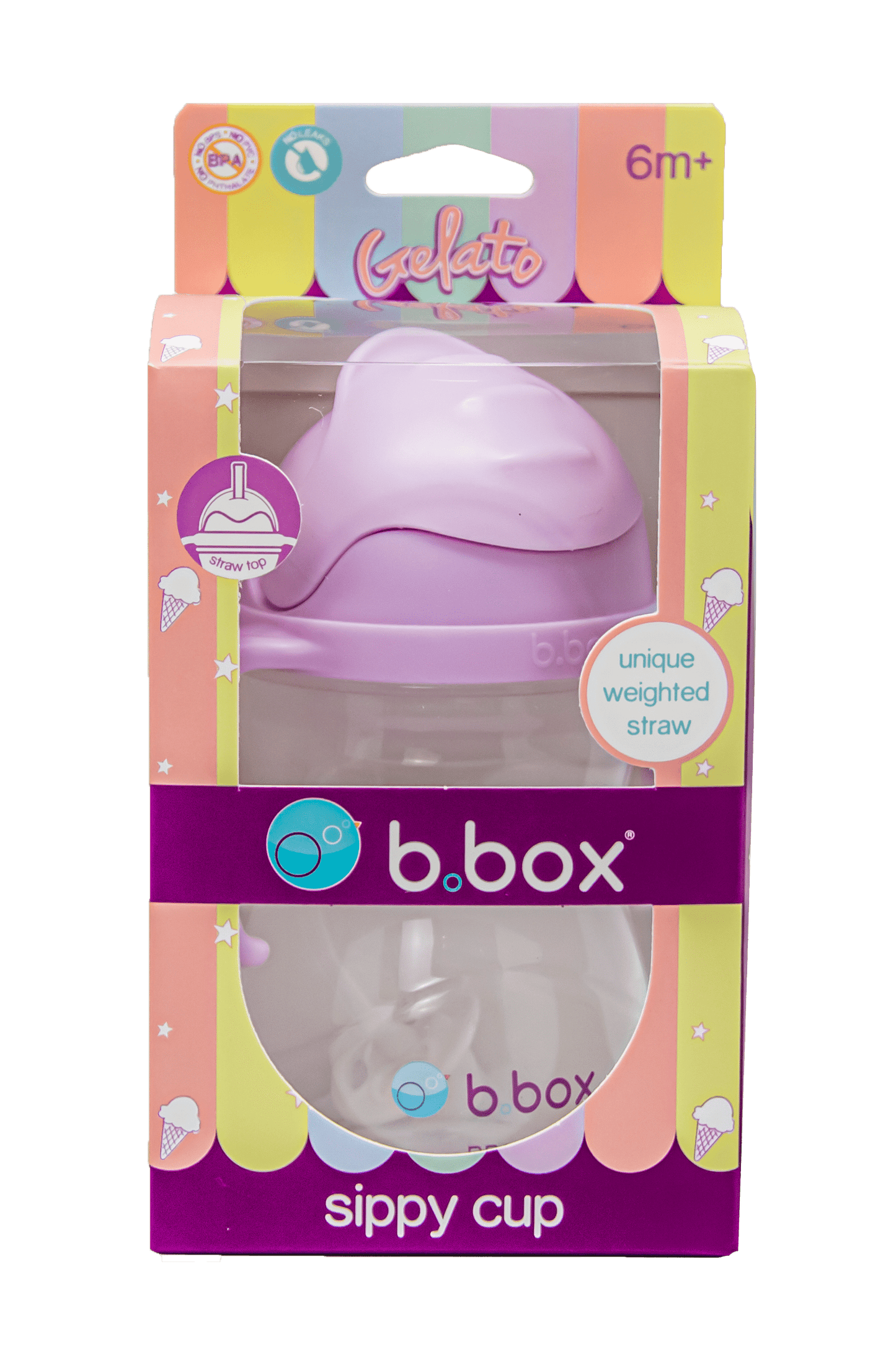 b.box Sippy cup bočica sa slamkom – Boysenberry - Mini Bambini