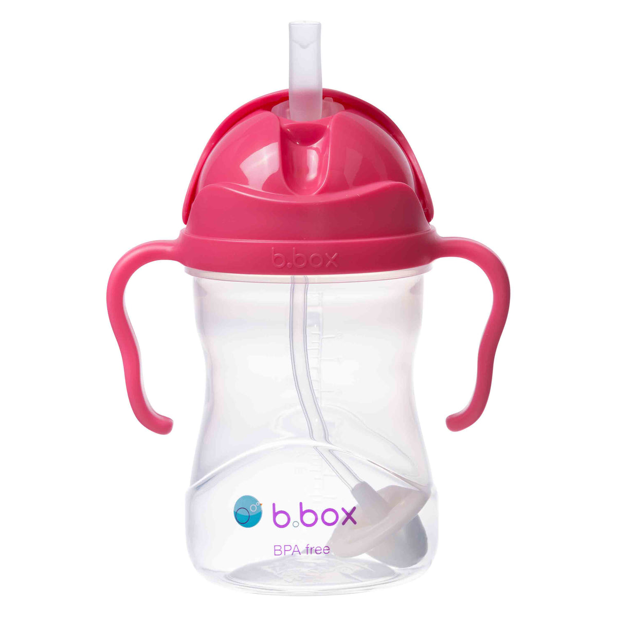 b.box Sippy cup bočica sa slamkom – Raspberry - Mini Bambini
