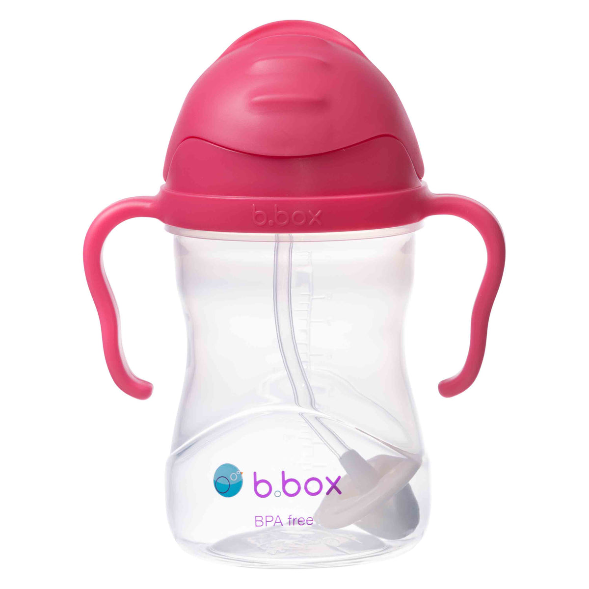 b.box Sippy cup bočica sa slamkom – Raspberry - Mini Bambini