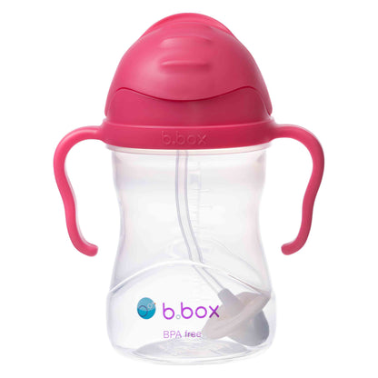b.box Sippy cup bočica sa slamkom – Raspberry - Mini Bambini
