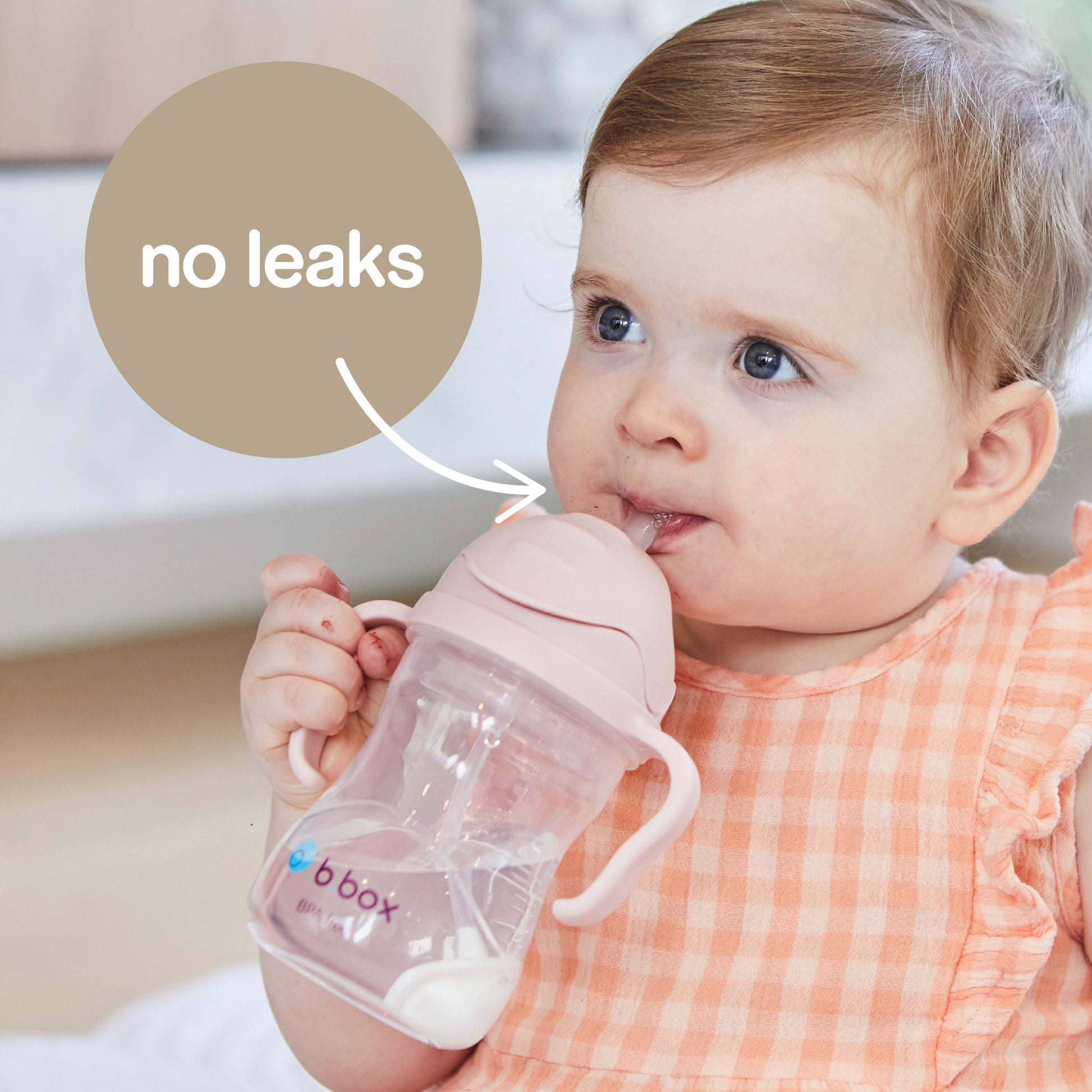 b.box Sippy cup bočica sa slamkom – Sage - Mini Bambini