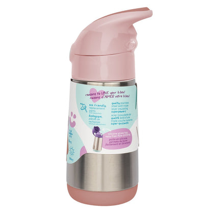 b.box Termo bočica sa slamkom, 350ml - Blush Crush - Mini Bambini