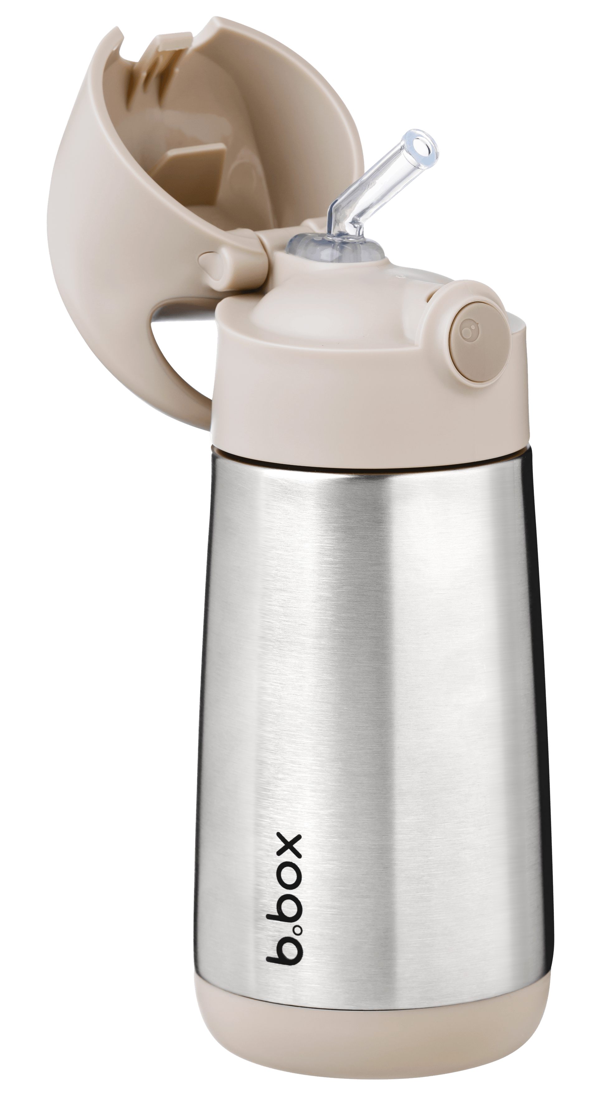 b.box Termo bočica sa slamkom, 350ml - Latte - Mini Bambini