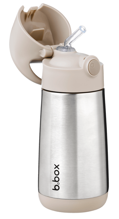 b.box Termo bočica sa slamkom, 350ml - Latte - Mini Bambini