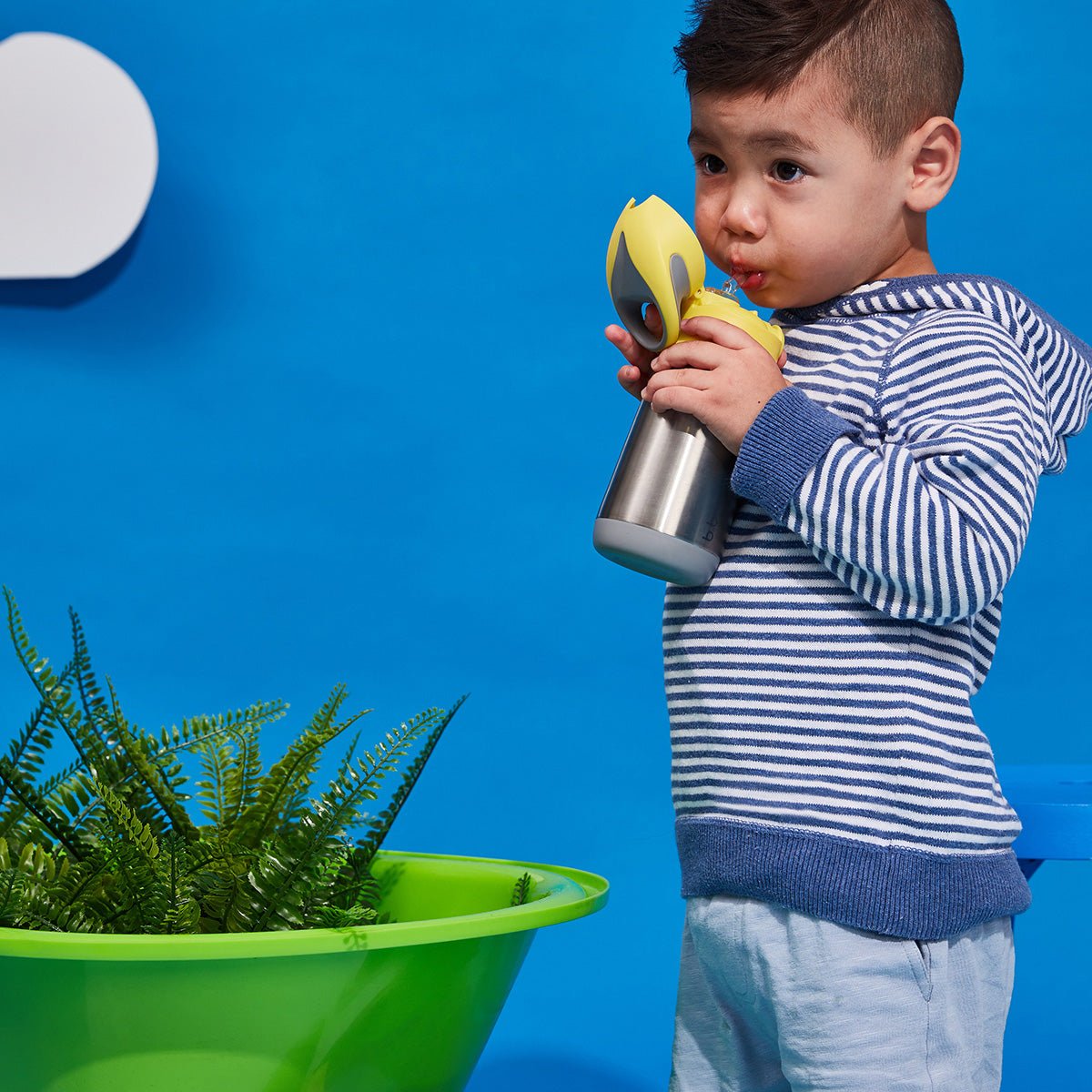 b.box Termo bočica sa slamkom, 350ml - Lemon twist - Mini Bambini