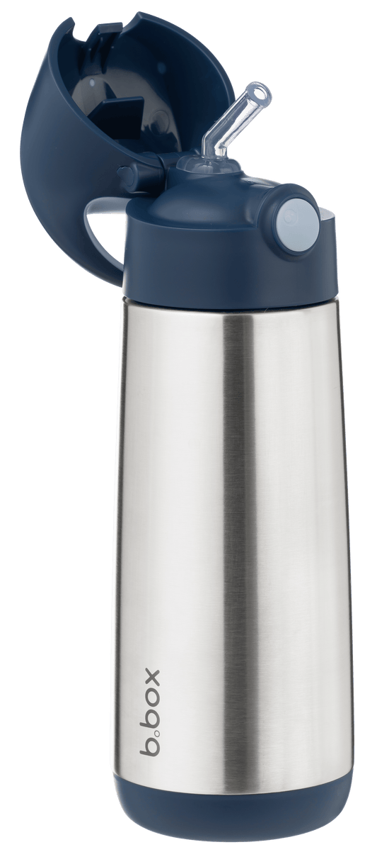b.box Termo bočica sa slamkom, 500ml - Midnight - Mini Bambini