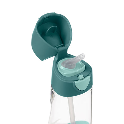 b.box Tritan™ bočica sa slamkom, 450 ml – Emerald forest - Mini Bambini