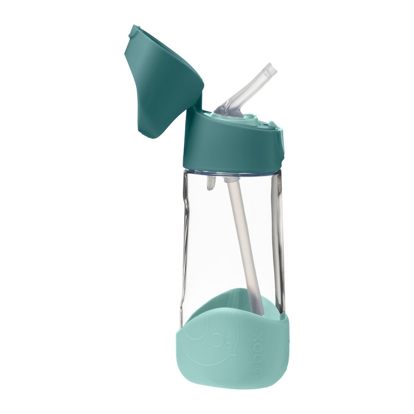 b.box Tritan™ bočica sa slamkom, 450 ml – Emerald forest - Mini Bambini