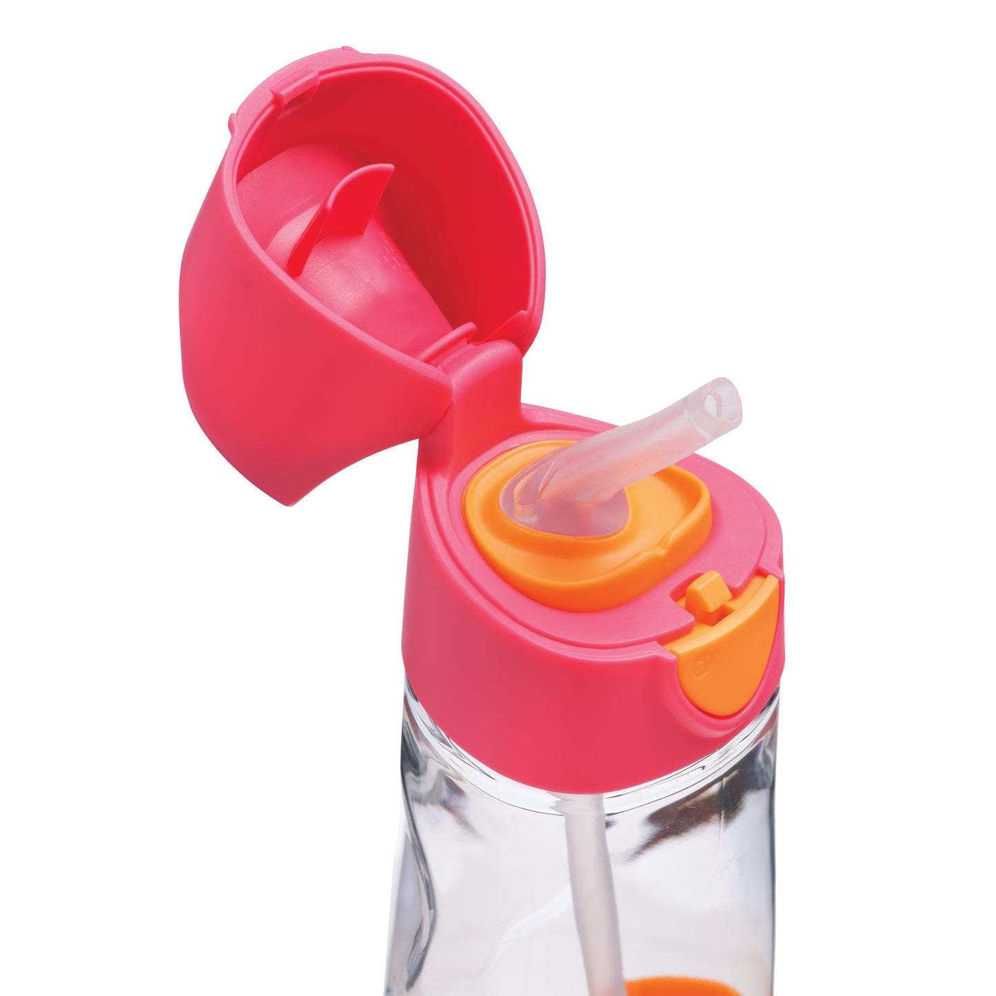 b.box Tritan™ bočica sa slamkom, 450 ml – Strawberry shake - Mini Bambini