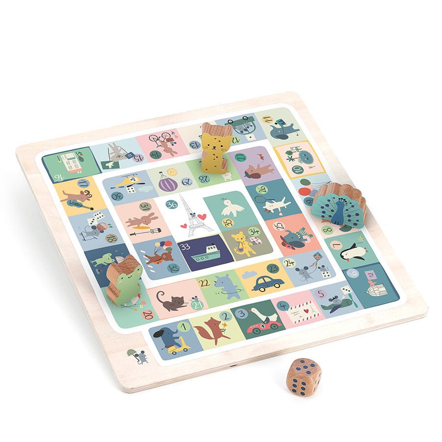 Drveni set društvenih igara 4u1 - Mini Bambini