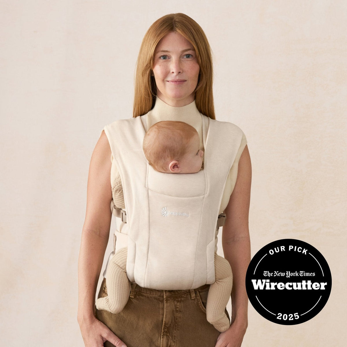 Ergonomska kengur nosiljka Ergobaby Embrace - Cream - Mini Bambini