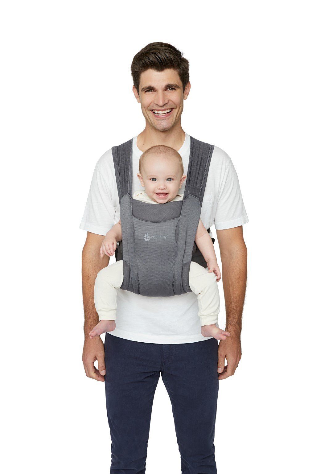 Ergonomska kengur nosiljka Ergobaby Embrace Soft Air Mesh - Washed Black - Mini Bambini