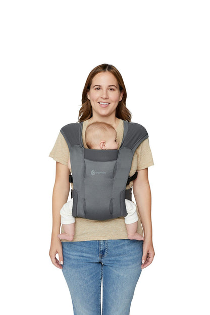 Ergonomska kengur nosiljka Ergobaby Embrace Soft Air Mesh - Washed Black - Mini Bambini