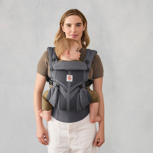Ergonomska kengur nosiljka Ergobaby Omni Classic Mesh - Charcoal Grey - Mini Bambini