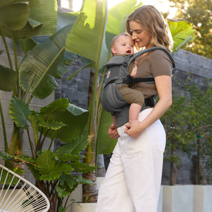 Ergonomska kengur nosiljka Ergobaby Omni Classic Mesh - Charcoal Grey - Mini Bambini