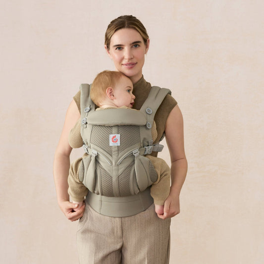 Ergonomska kengur nosiljka Ergobaby Omni Classic Mesh - Soft Olive - Mini Bambini
