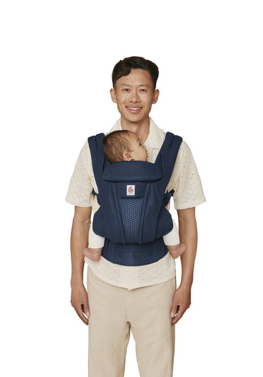 Ergonomska kengur nosiljka Ergobaby Omni Deluxe Mesh - Midnight Blue - Mini Bambini