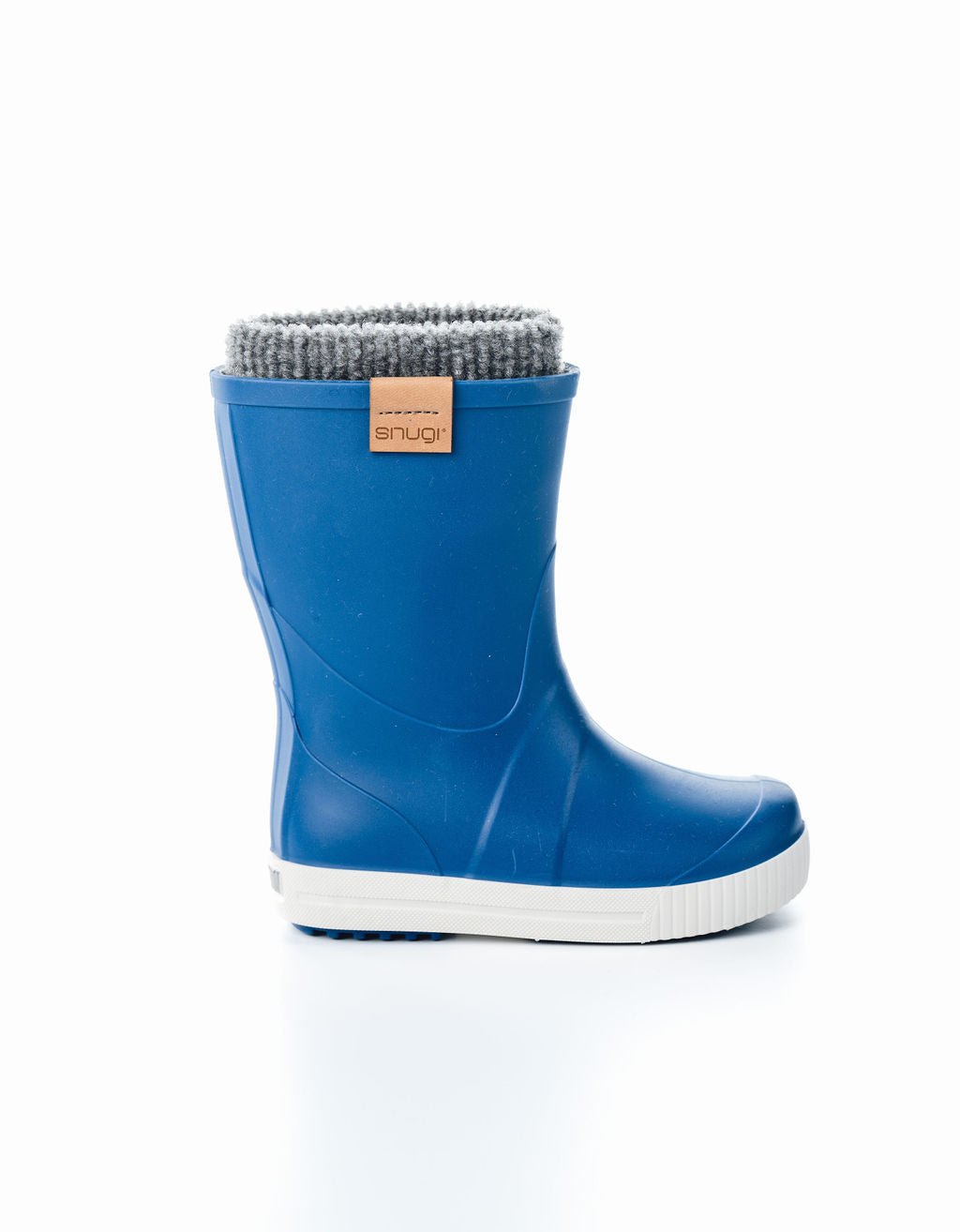 Gumene čizme sa toplim uloškom Snugi WoolySplash - plava - Mini Bambini