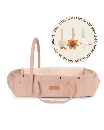 Korpa za Bebe Frida (bež) + luk + igračke GRATIS - Mini Bambini