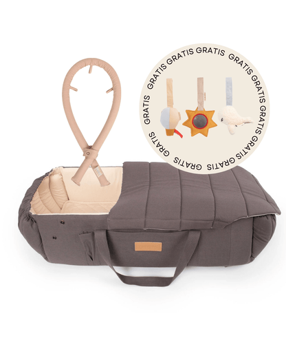 Korpa za Bebe Frida (siva) + luk + igračke GRATIS - Mini Bambini