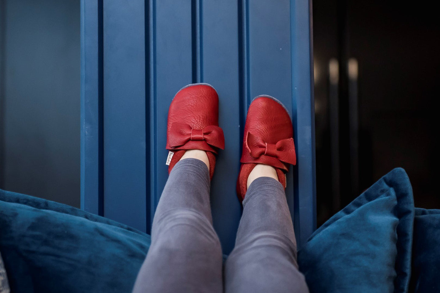 Kožne cipelice Baobaby, Cherry - Mini Bambini