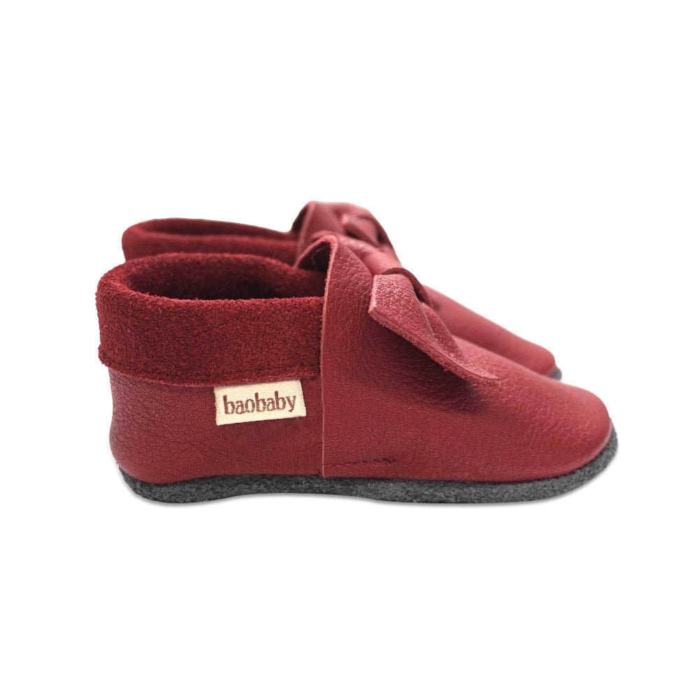Kožne cipelice Baobaby, Cherry - Mini Bambini