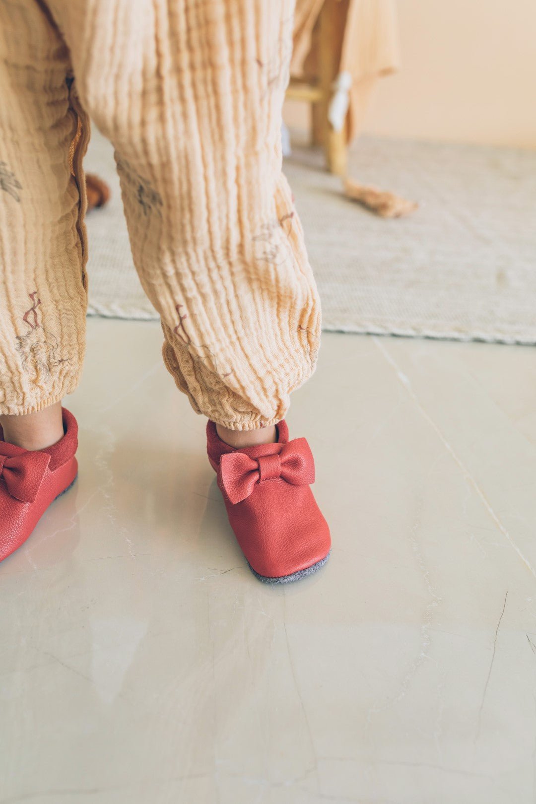 Kožne cipelice Baobaby, Cherry - Mini Bambini