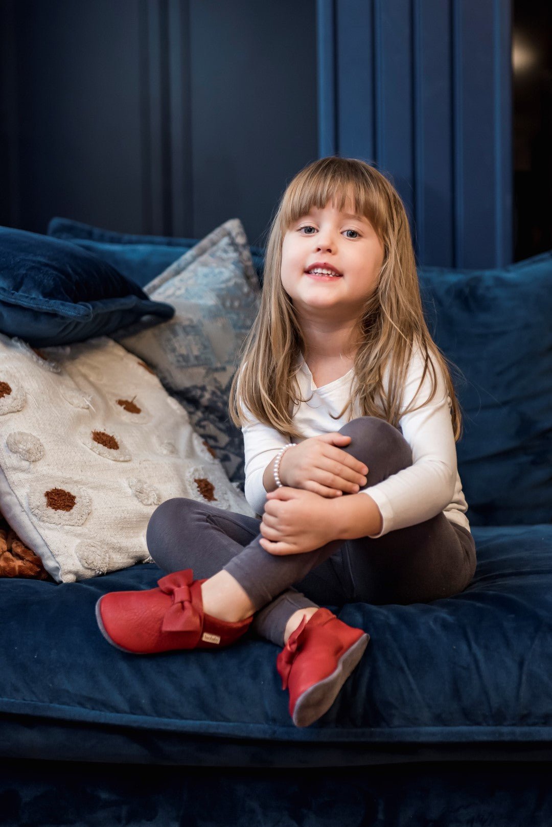 Kožne cipelice Baobaby, Cherry - Mini Bambini