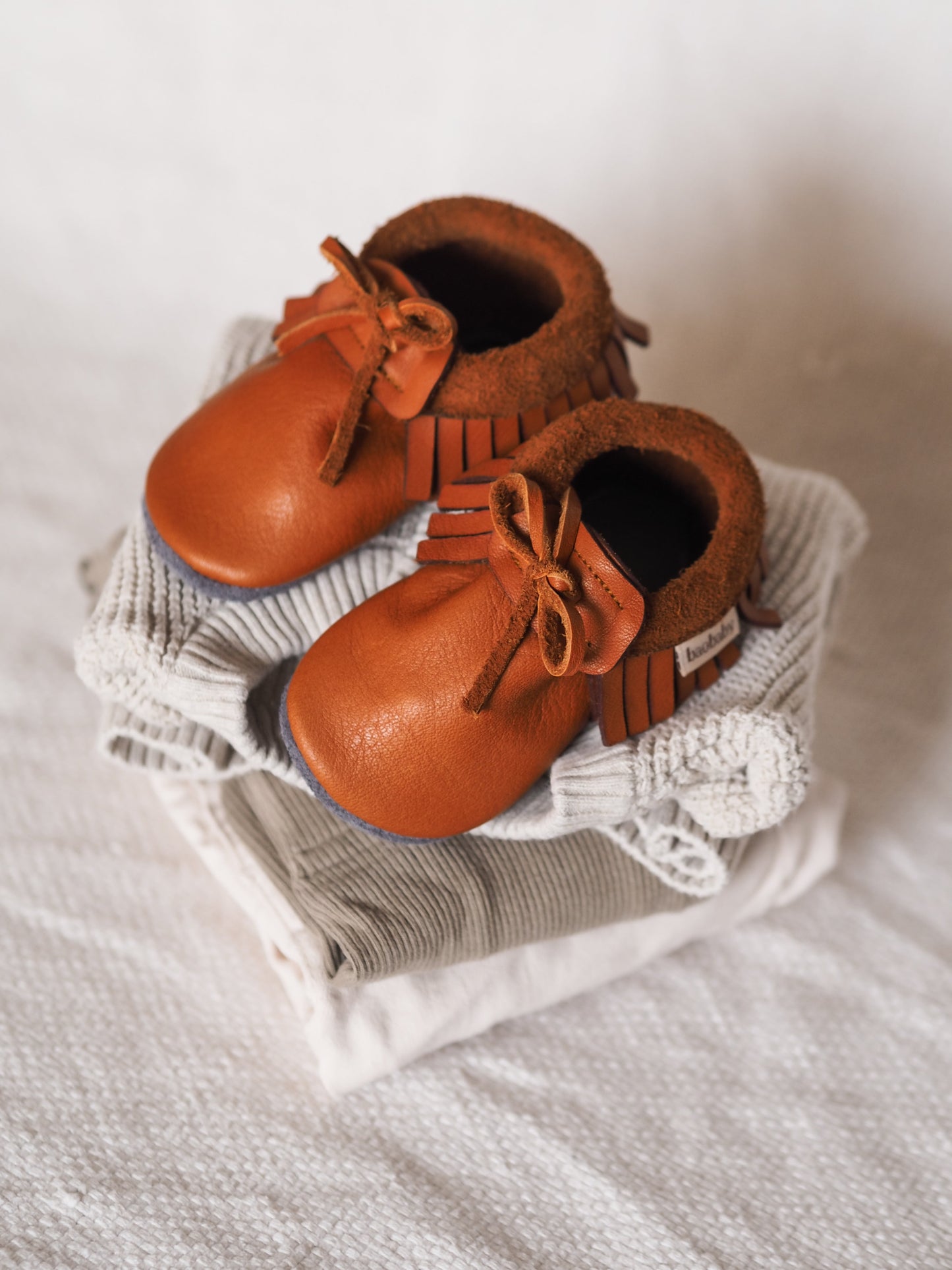 Kožne cipelice Baobaby, Hazelnut - Mini Bambini