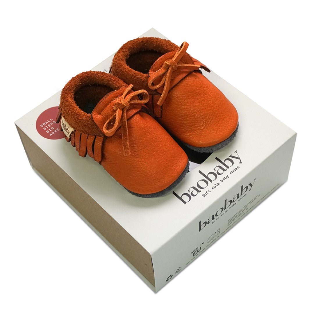 Kožne cipelice Baobaby, Hazelnut - Mini Bambini