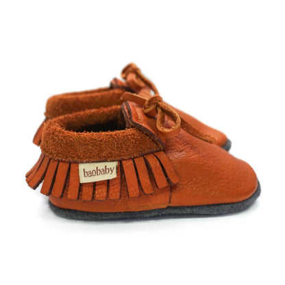 Kožne cipelice Baobaby, Hazelnut - Mini Bambini