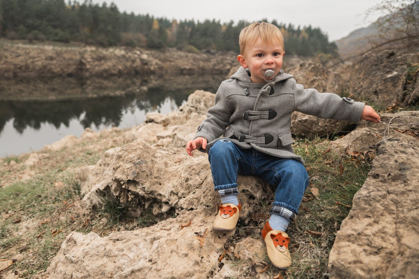 Kožne cipelice Baobaby, Leo - Mini Bambini