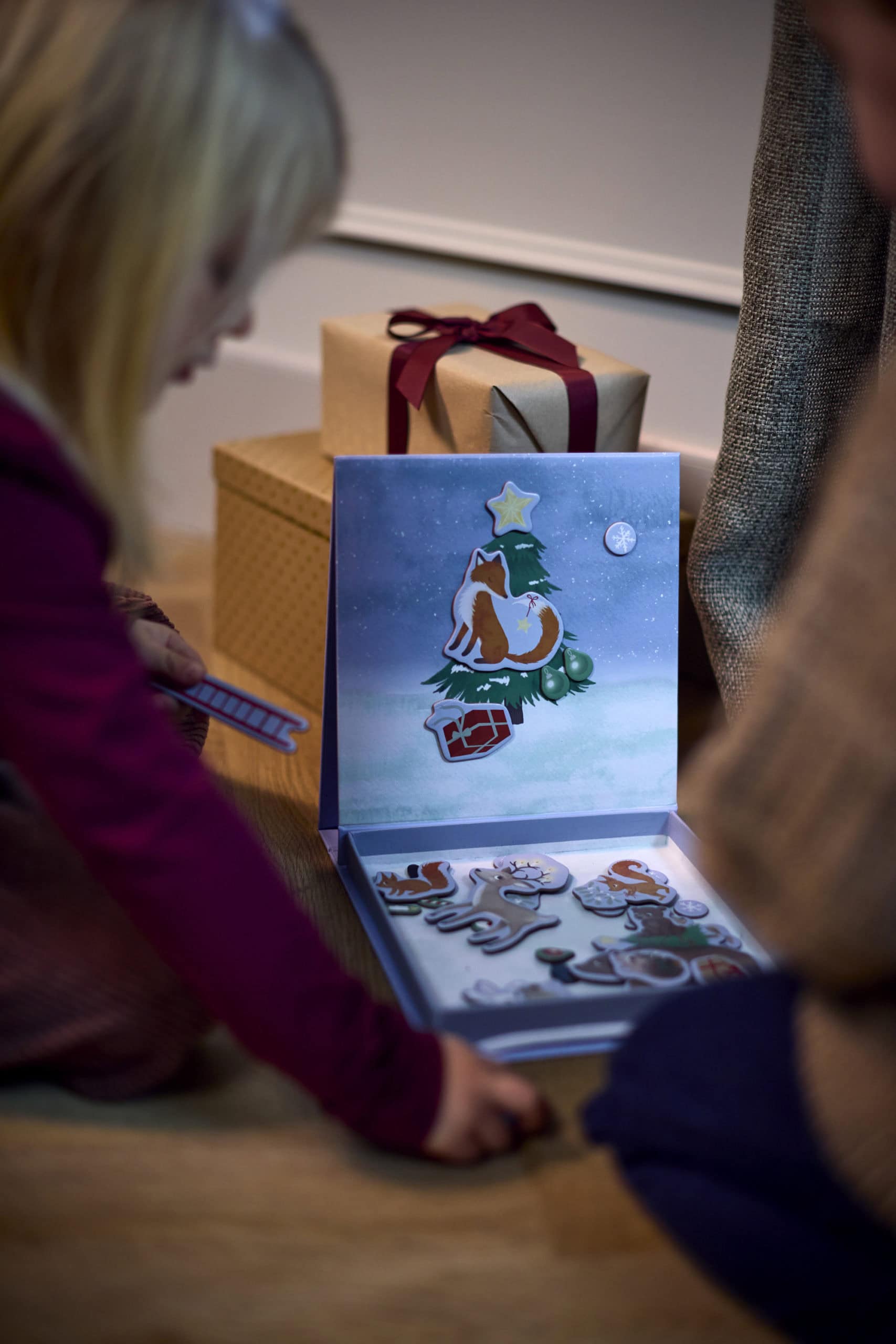 Magnetna igra - Zabava u zimskoj šumi - Mini Bambini