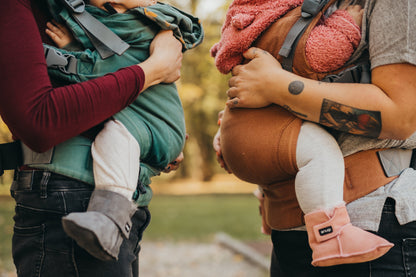 Merino čizme Snugi - roze - Mini Bambini