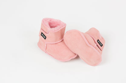 Merino čizme Snugi - roze - Mini Bambini