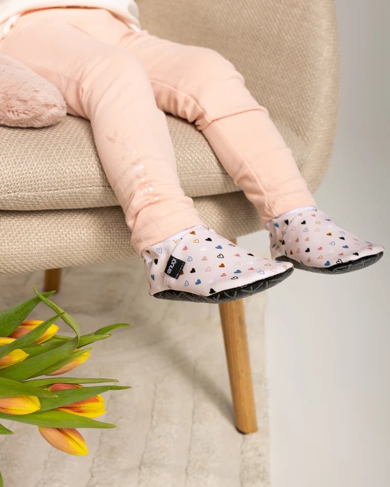 Papuče Snugi - Hearts - Mini Bambini
