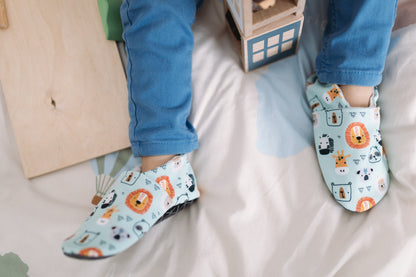 Papuče Snugi - Safari mint - Mini Bambini