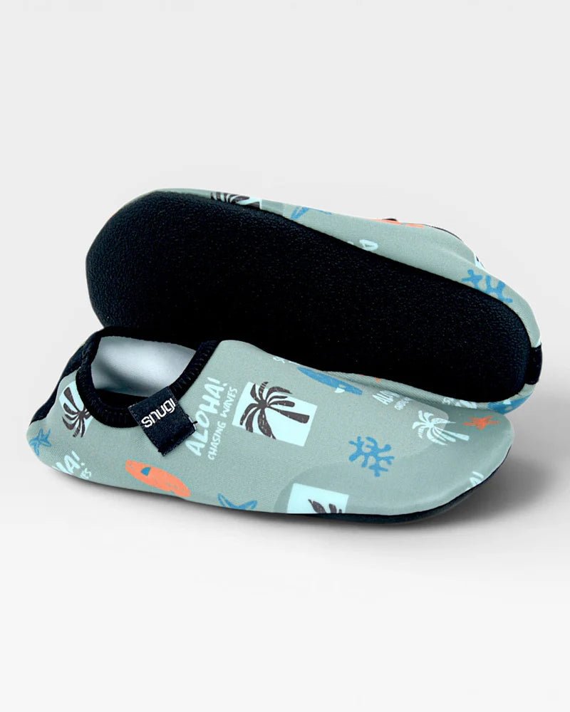Papuče za plažu Snugi AQUA - Aloha - Mini Bambini