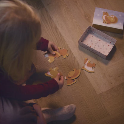 Set 4 puzle  "Šumski prijatelji"