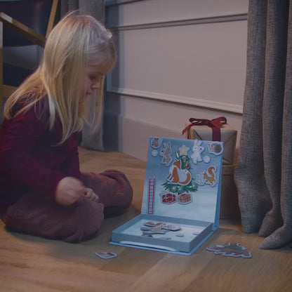 Magnetna igra - Zabava u zimskoj šumi