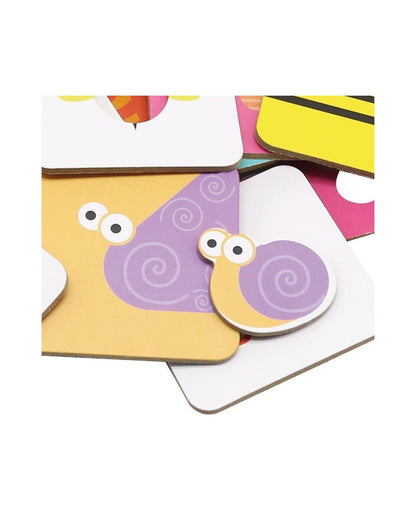 Puzle "Pogodi ko sam" - Insekti - Mini Bambini
