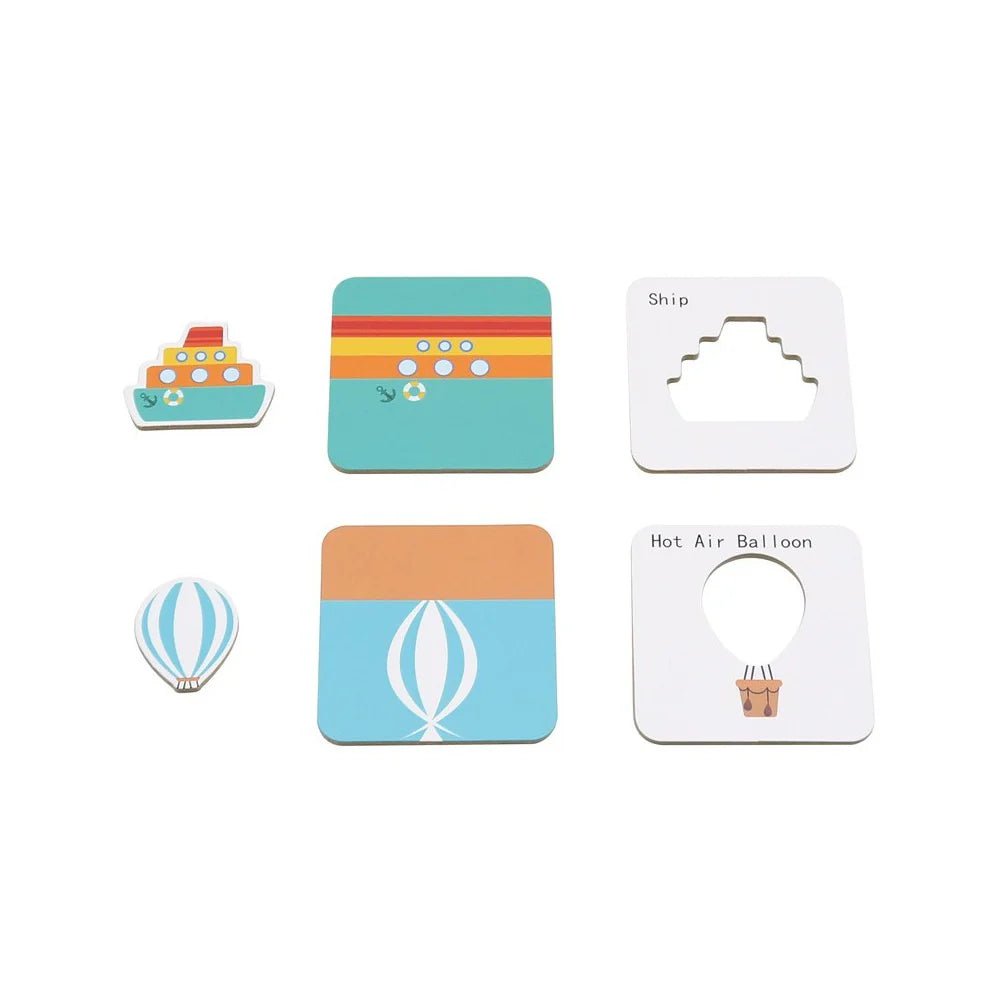 Puzle "Pogodi ko sam" - Vozila - Mini Bambini